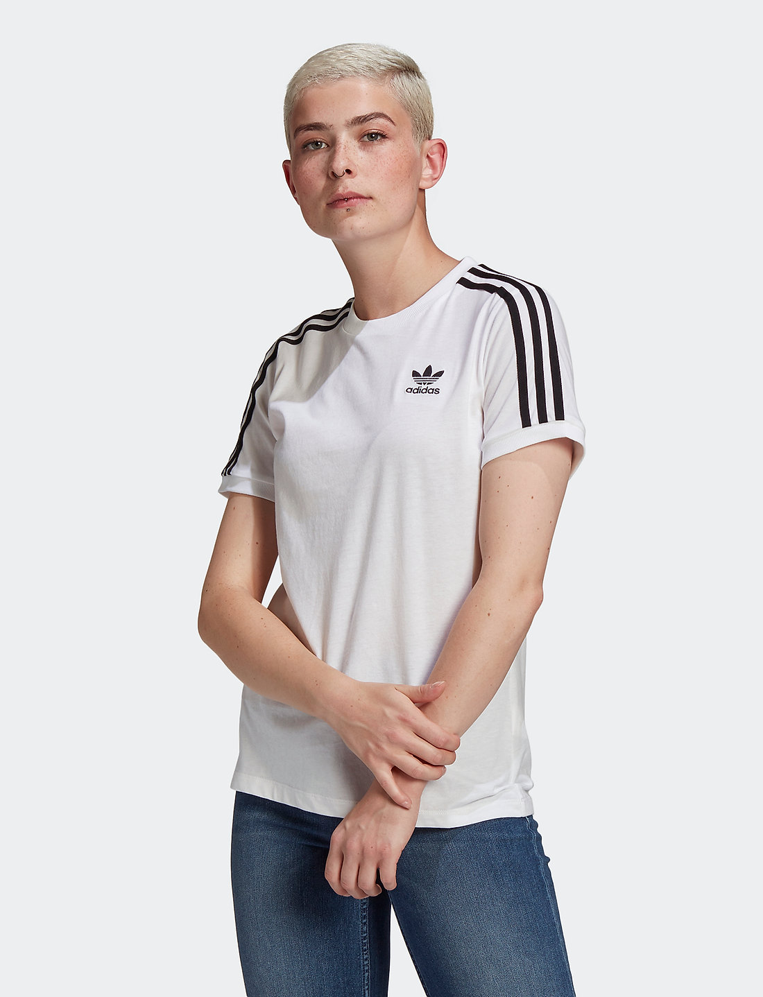 adidas Originals Adicolor Classics 3 stripes T shirt T shirts Boozt