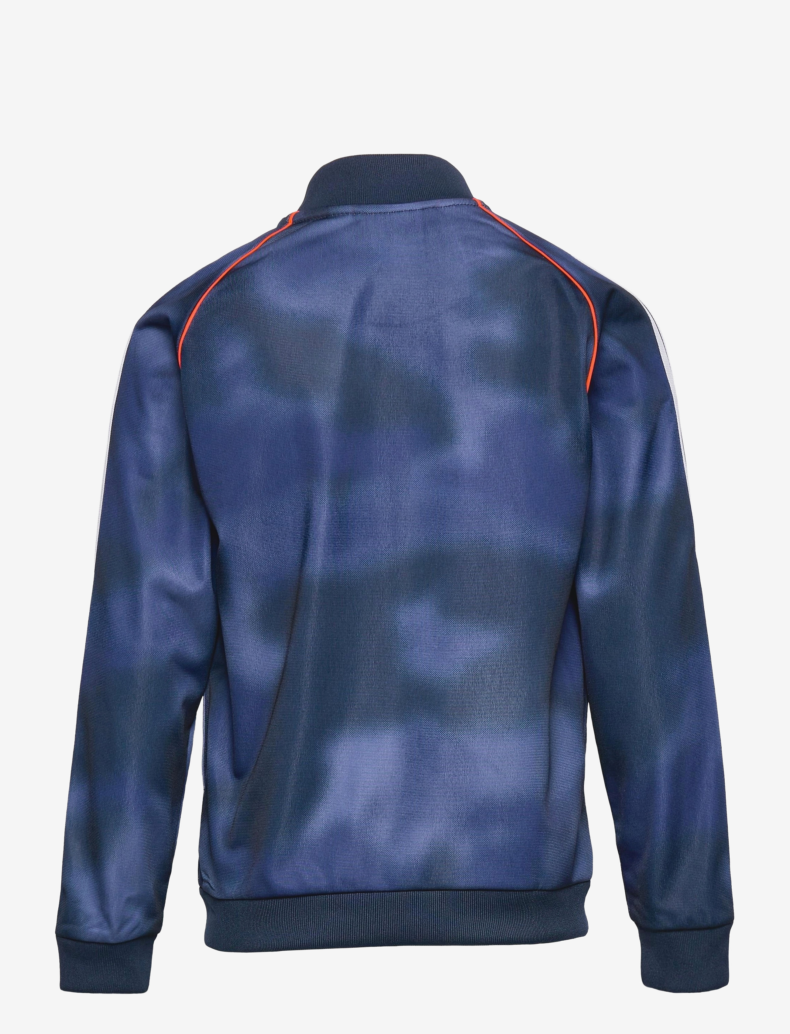 adidas Originals - Allover Print Camo SST Track Jacket - creblu/multco/white/a - 1