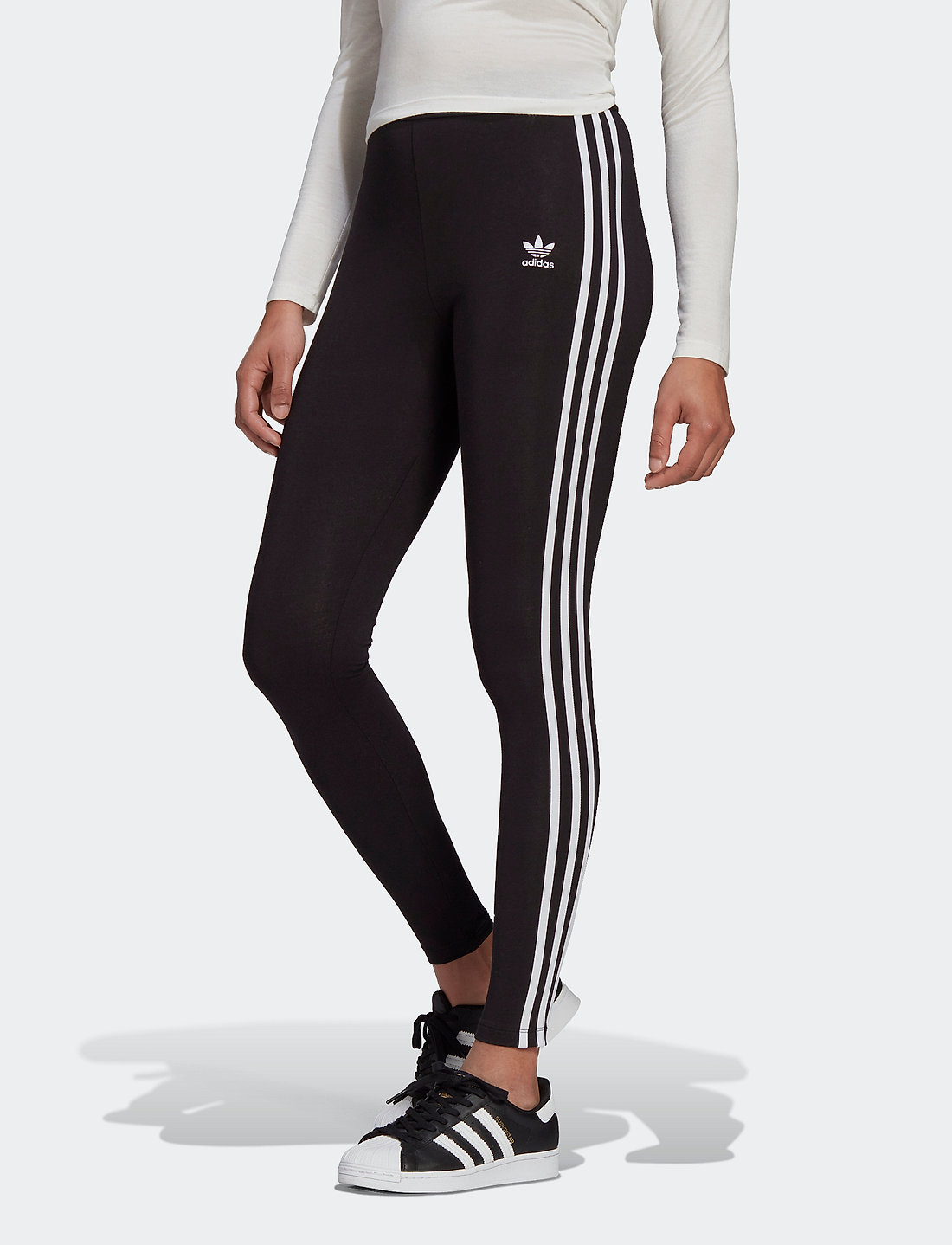 Adidas 3 stripe leggings hotsell