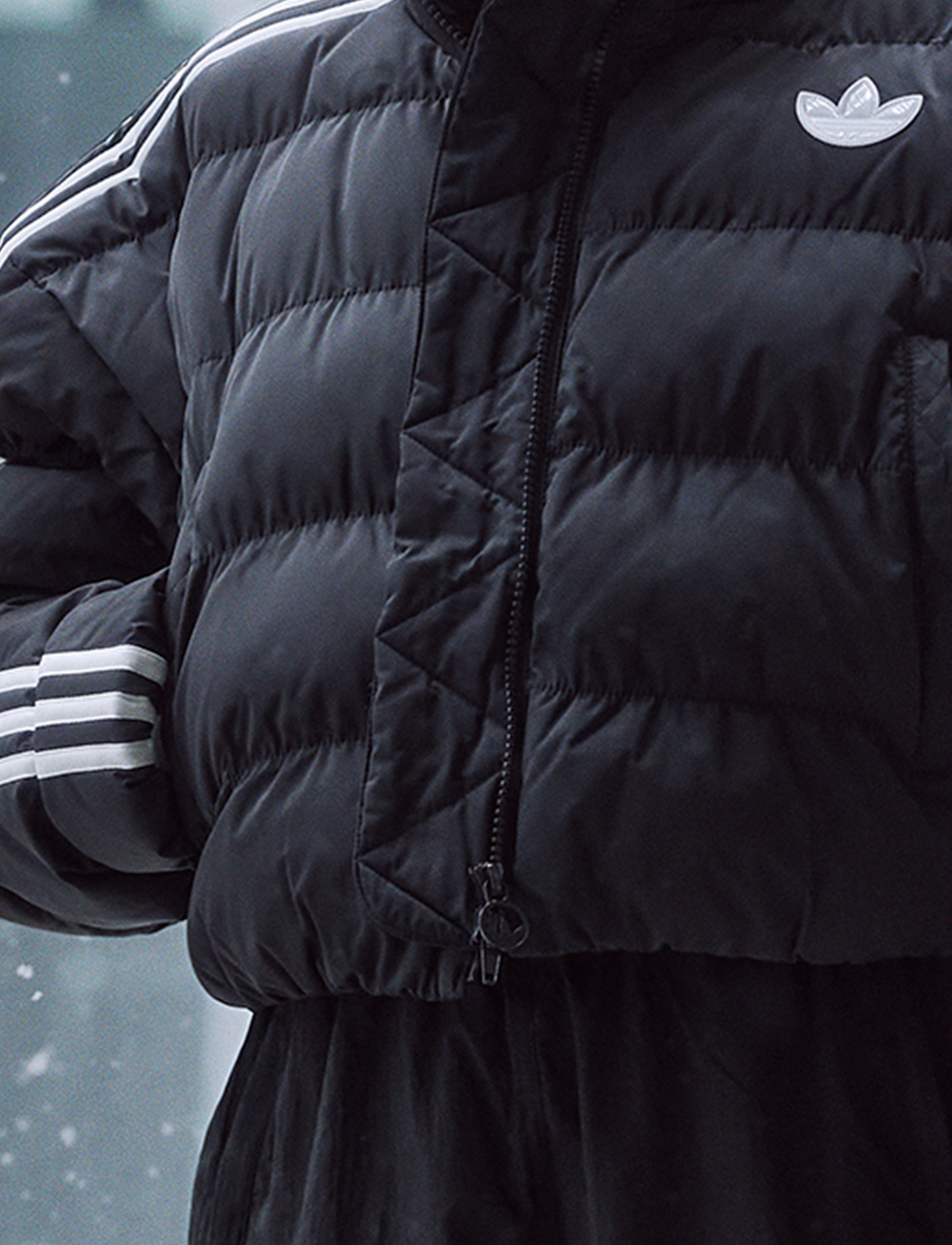 adidas Originals - Short Synthetic Down Puffer Jacket W - black - 4