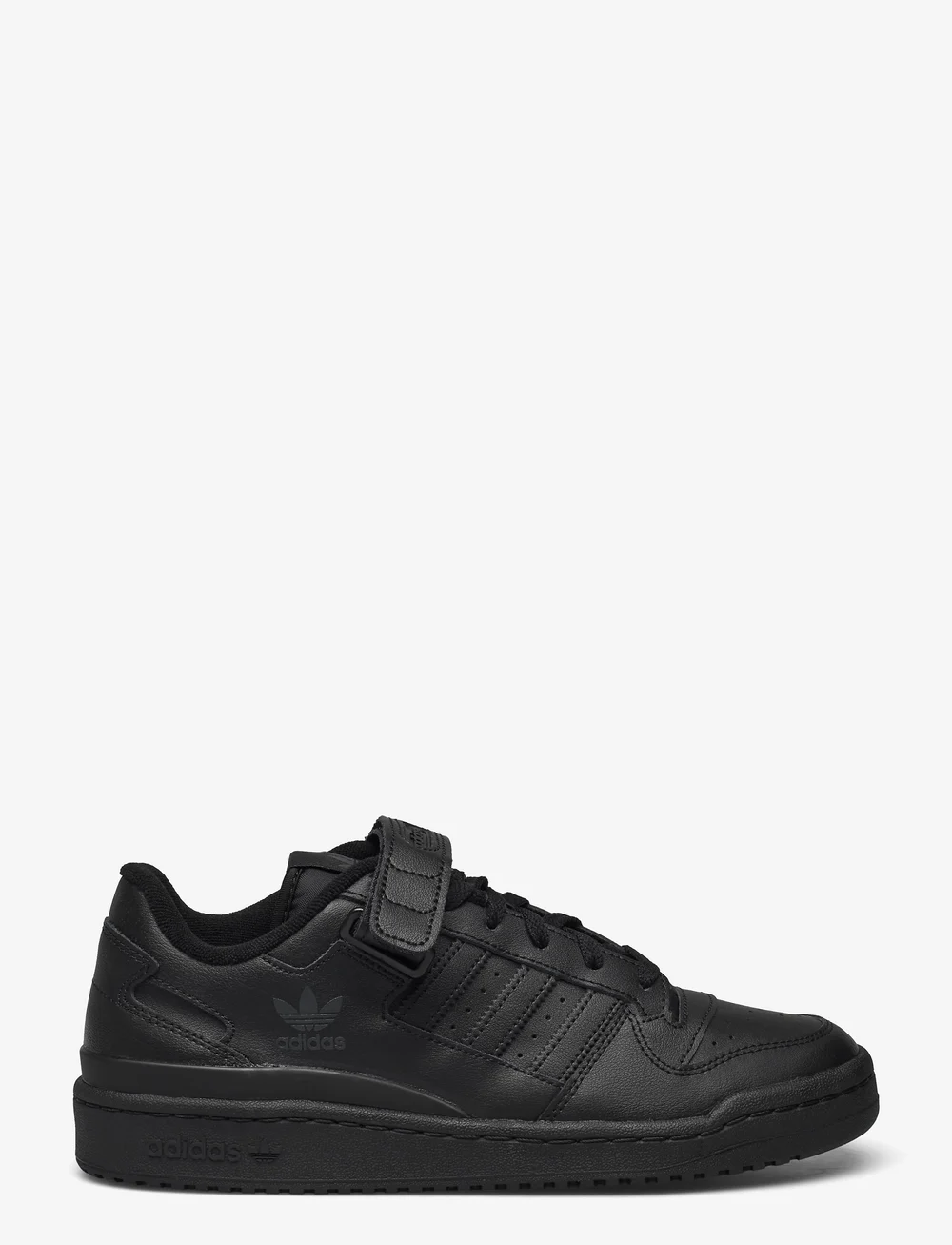adidas Originals - FORUM LOW - niedriger schnitt - cblack/cblack/cblack - 0