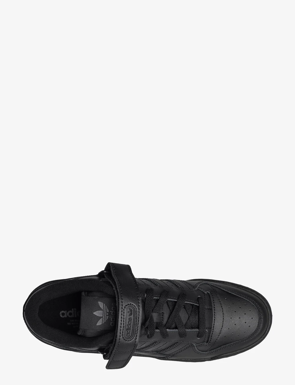 adidas Originals - FORUM LOW - niedriger schnitt - cblack/cblack/cblack - 3