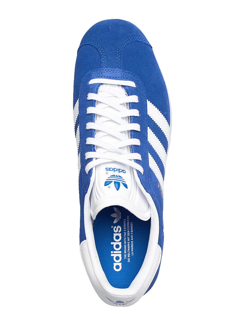 adidas Originals - GAZELLE - blue/ftwwht/goldmt - 3