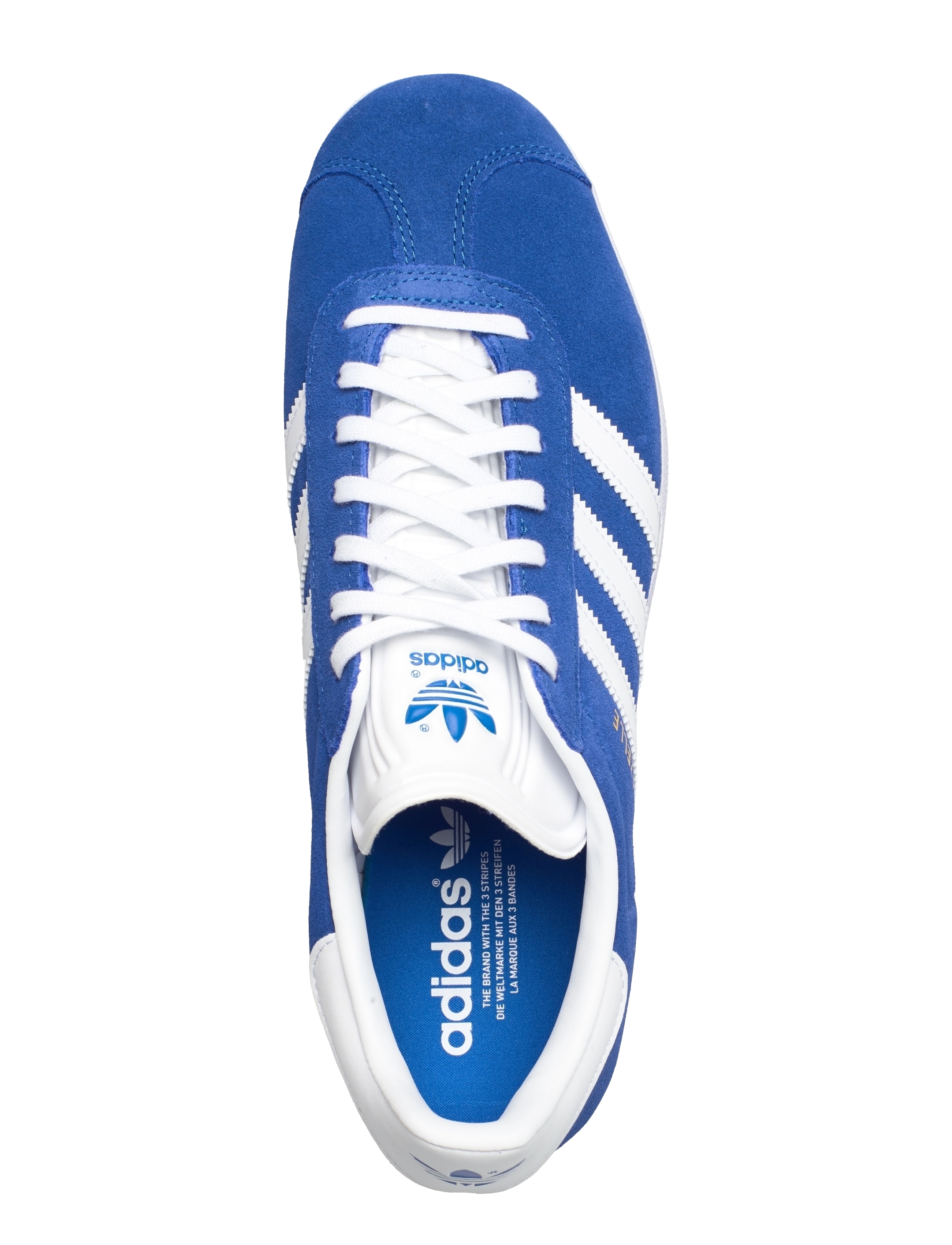 adidas Originals - GAZELLE - blue/ftwwht/goldmt - 3