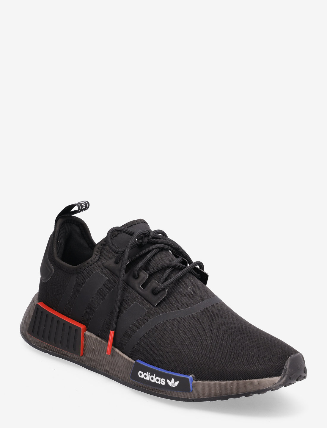 Adidas originals nmd r1 top  men's black/black/lush red