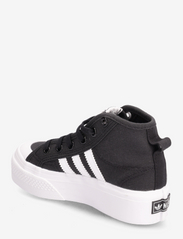 adidas Originals - Nizza Platform Mid Shoes - höga sneakers - cblack/ftwwht/cblack - 2