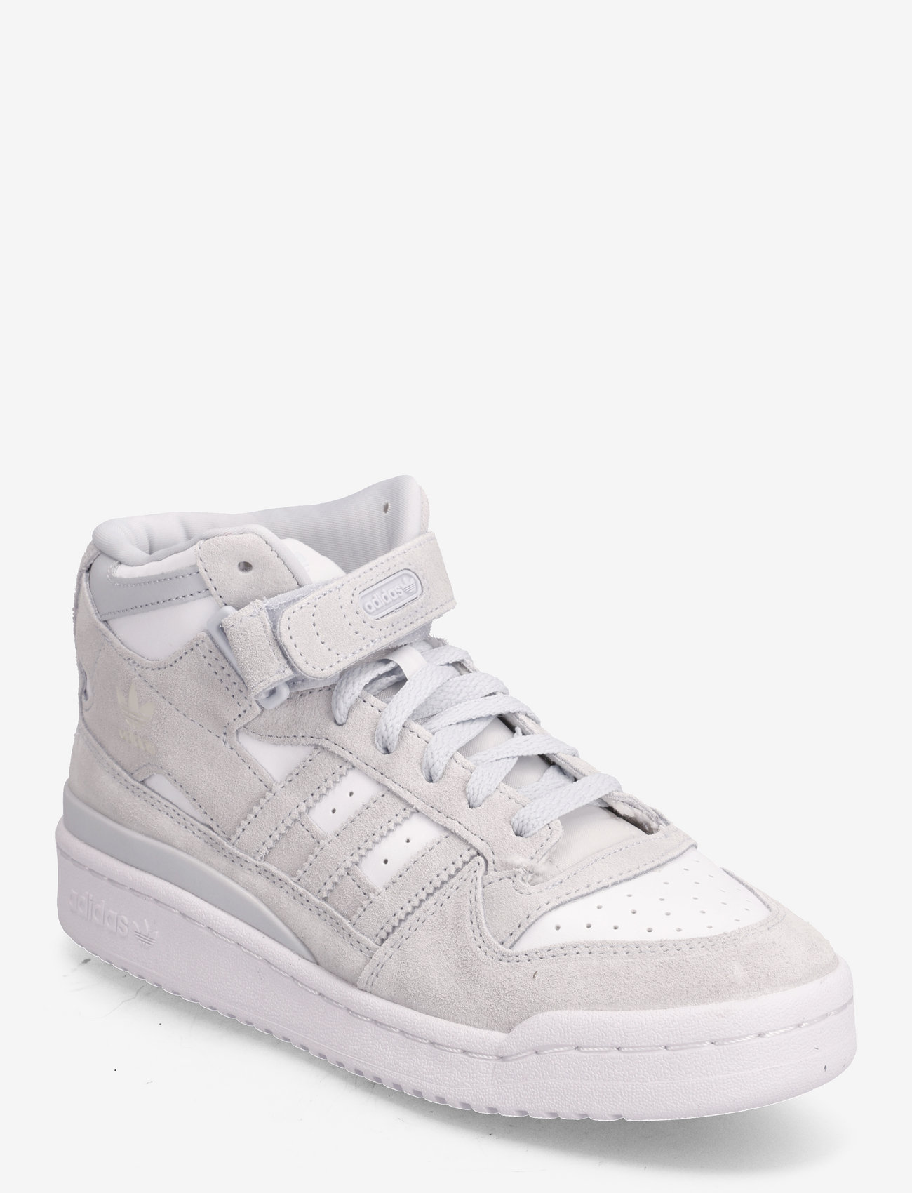 adidas Originals - FORUM MID W - sneakers - halblu/ftwwht/cblack - 0