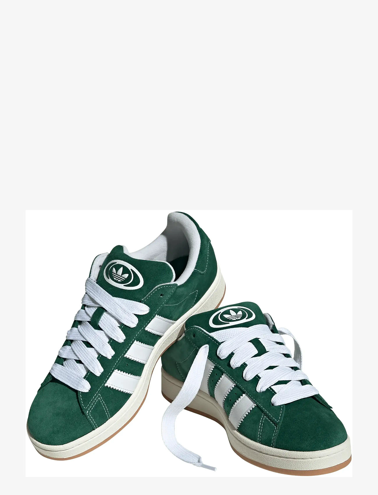 adidas Originals - CAMPUS 00s - niedriger schnitt - drkgrn/ftwwht/owhite - 0
