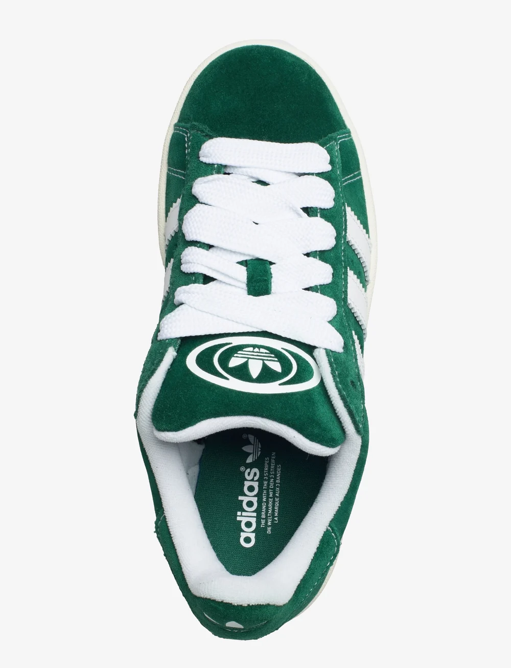 adidas Originals - CAMPUS 00s - niedriger schnitt - drkgrn/ftwwht/owhite - 3