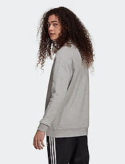 adidas Originals - Adicolor Classics Trefoil Crewneck Sweatshirt - mid layer jackets - mgreyh/white - 3