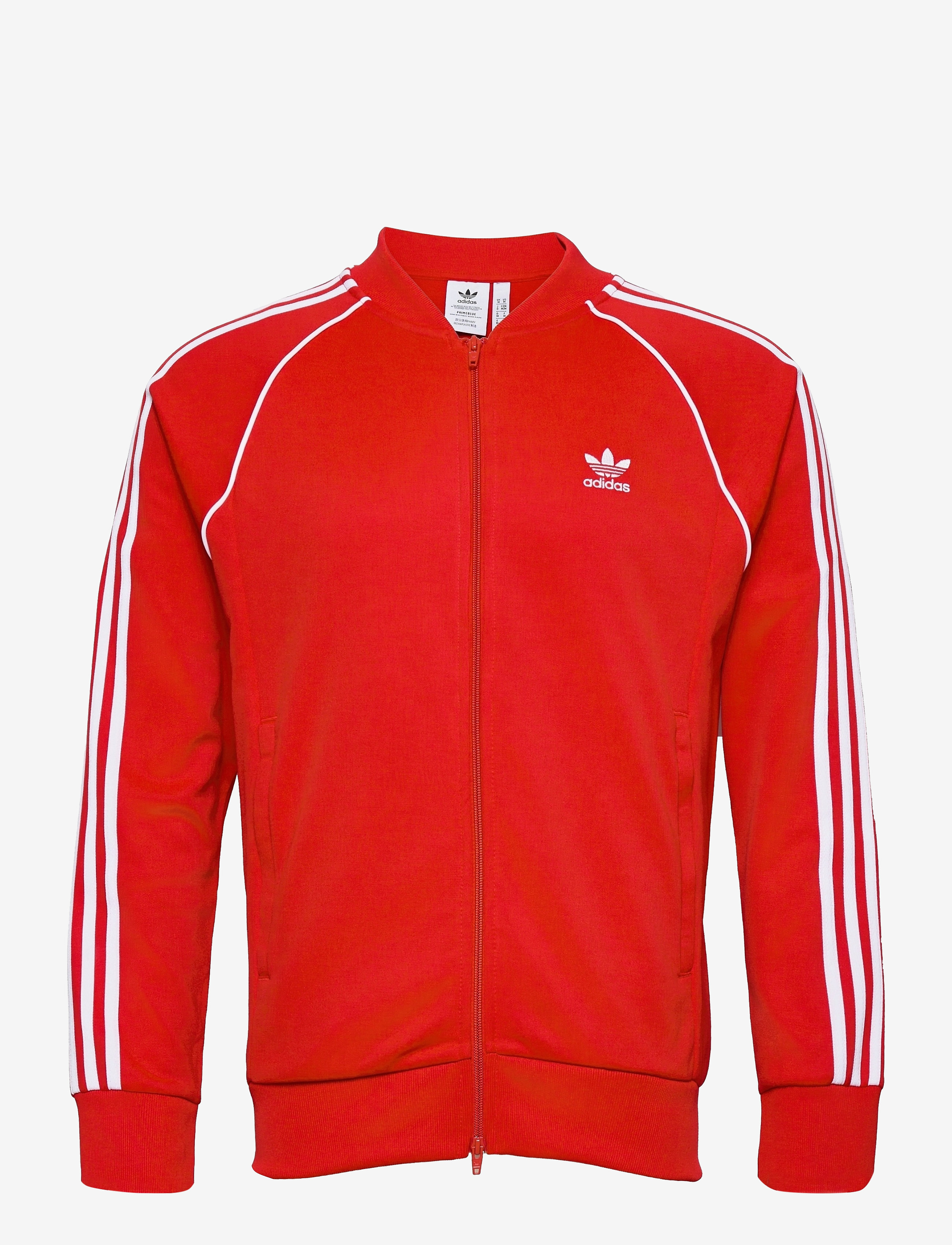 adidas Originals - Adicolor Classics Primeblue Superstar Track Jacket - red/white - 1