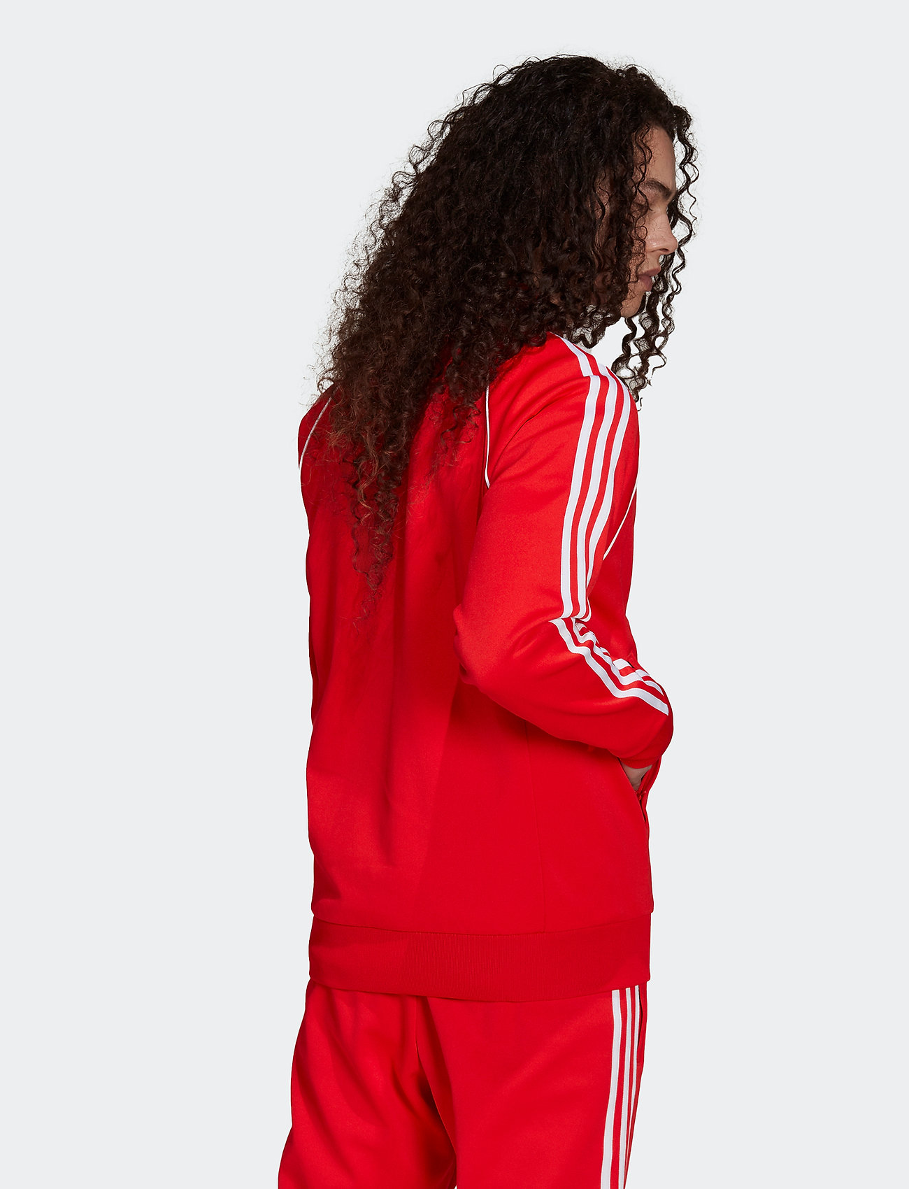 adidas Originals - Adicolor Classics Primeblue Superstar Track Jacket - red/white - 3