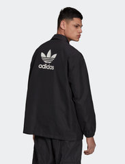 adidas Originals - Adicolor Classics Trefoil Coach Jacket - spring jackets - black - 3