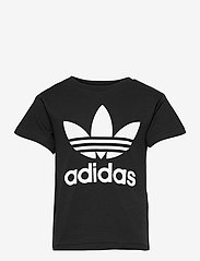 adidas Originals - TREFOIL TEE - short-sleeved t-shirts - black/white - 0