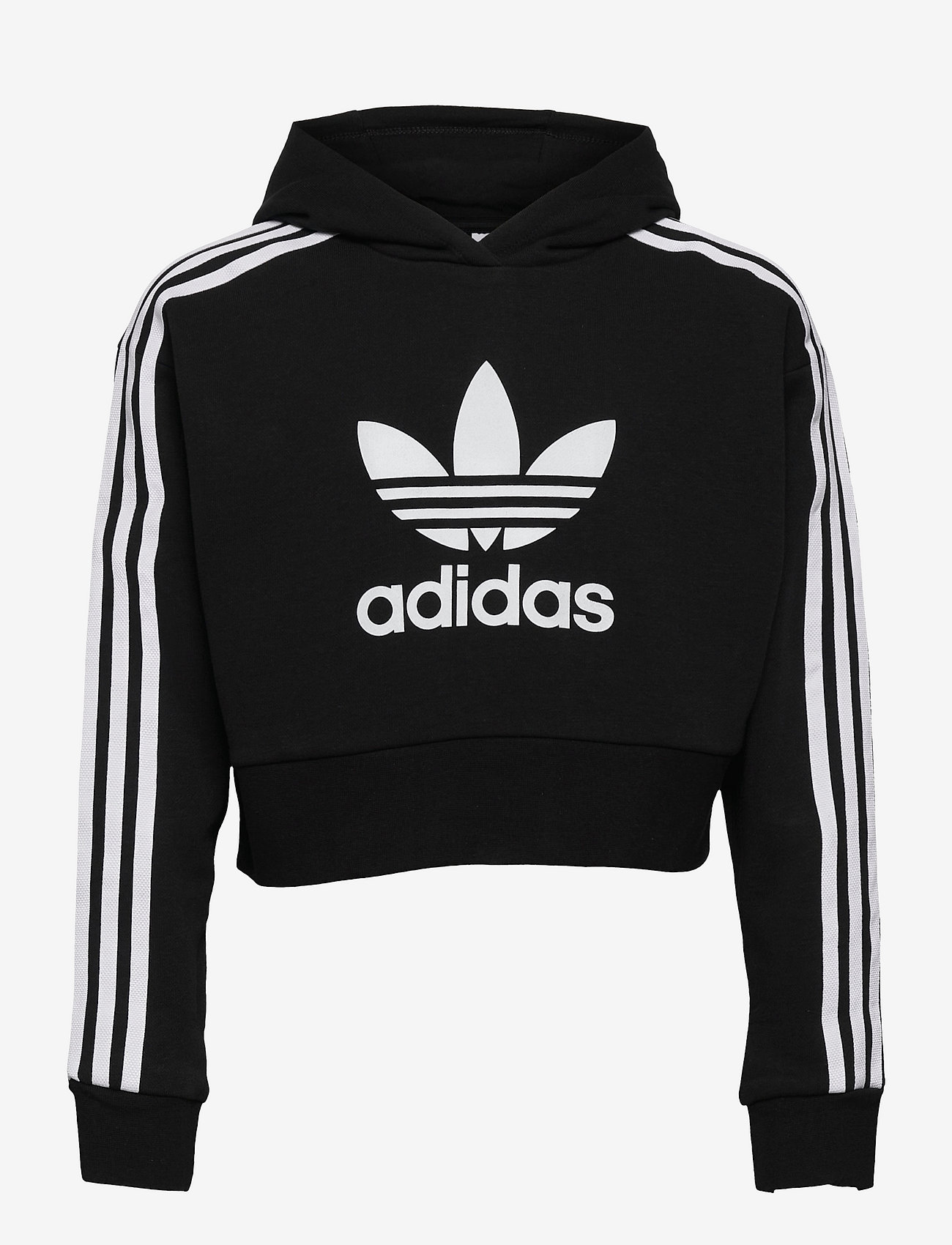 adidas Originals - Adicolor Cropped Hoodie - black/white - 0