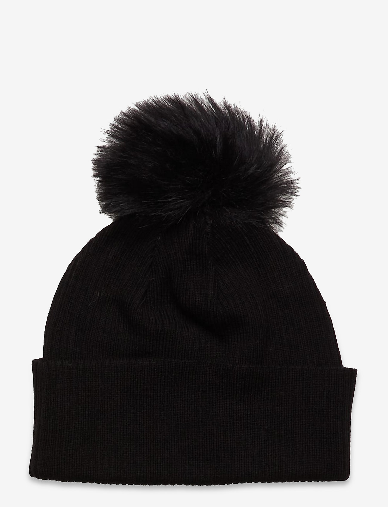 adidas Originals - W FUR POM BEANI - black/metall - 1