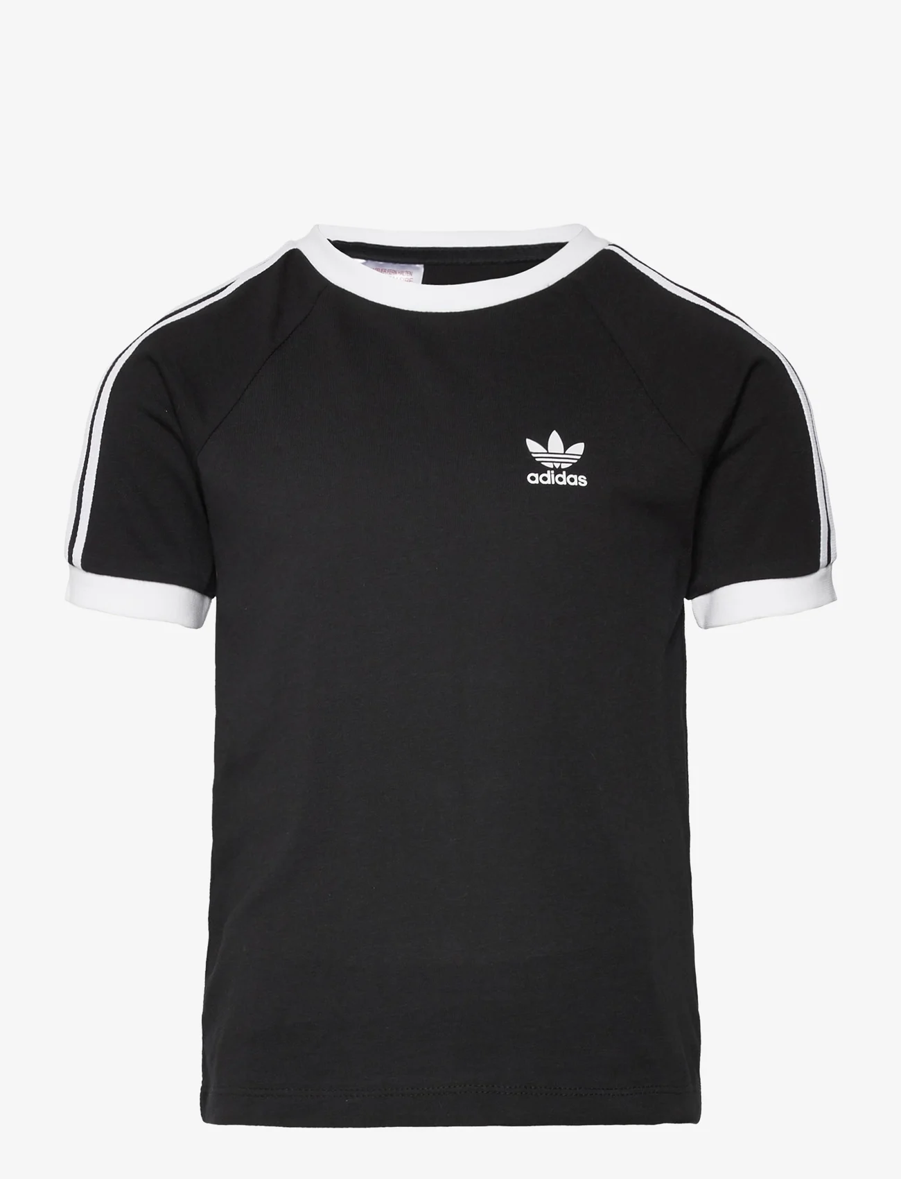 adidas Originals - 3STRIPES TEE - short-sleeved t-shirts - black/white - 0