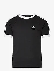 adidas Originals - 3STRIPES TEE - kortærmede t-shirts - black/white - 0