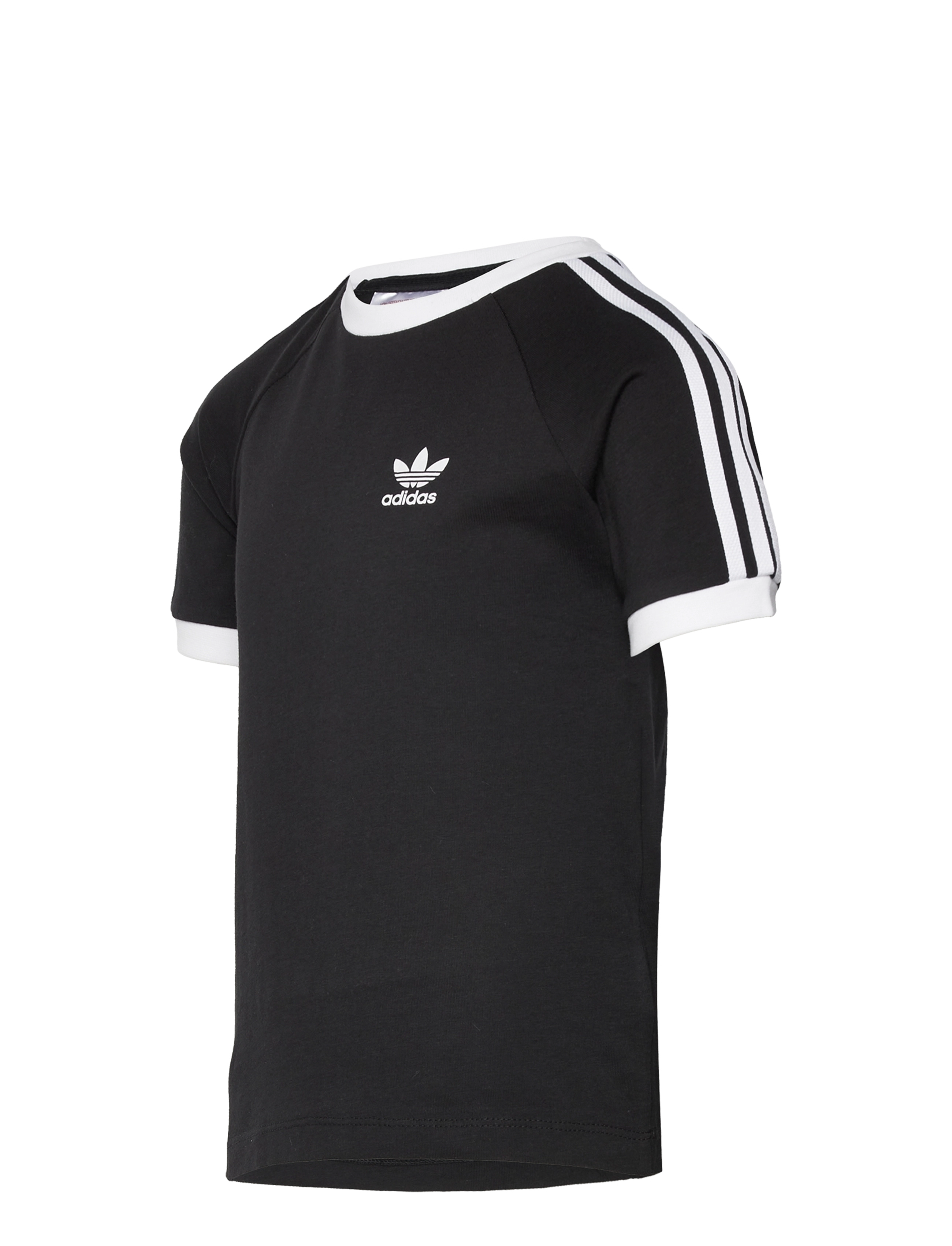 adidas Originals - 3STRIPES TEE - black/white - 2