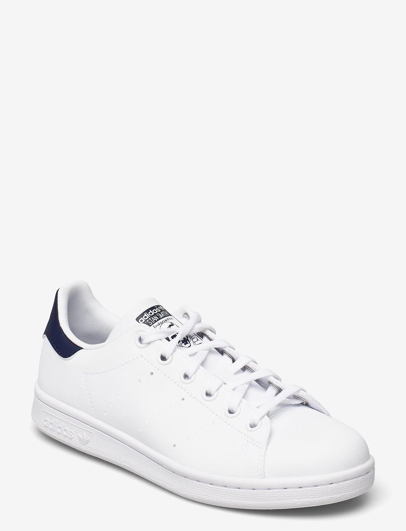 adidas Originals - STAN SMITH J - låga sneakers - ftwwht/ftwwht/dkblue - 1