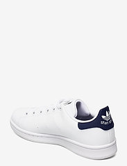 adidas Originals - STAN SMITH J - låga sneakers - ftwwht/ftwwht/dkblue - 3