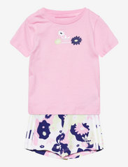 adidas Originals - Flower Print Shorts and Tee Set - mažiausios kainos - trupnk - 0