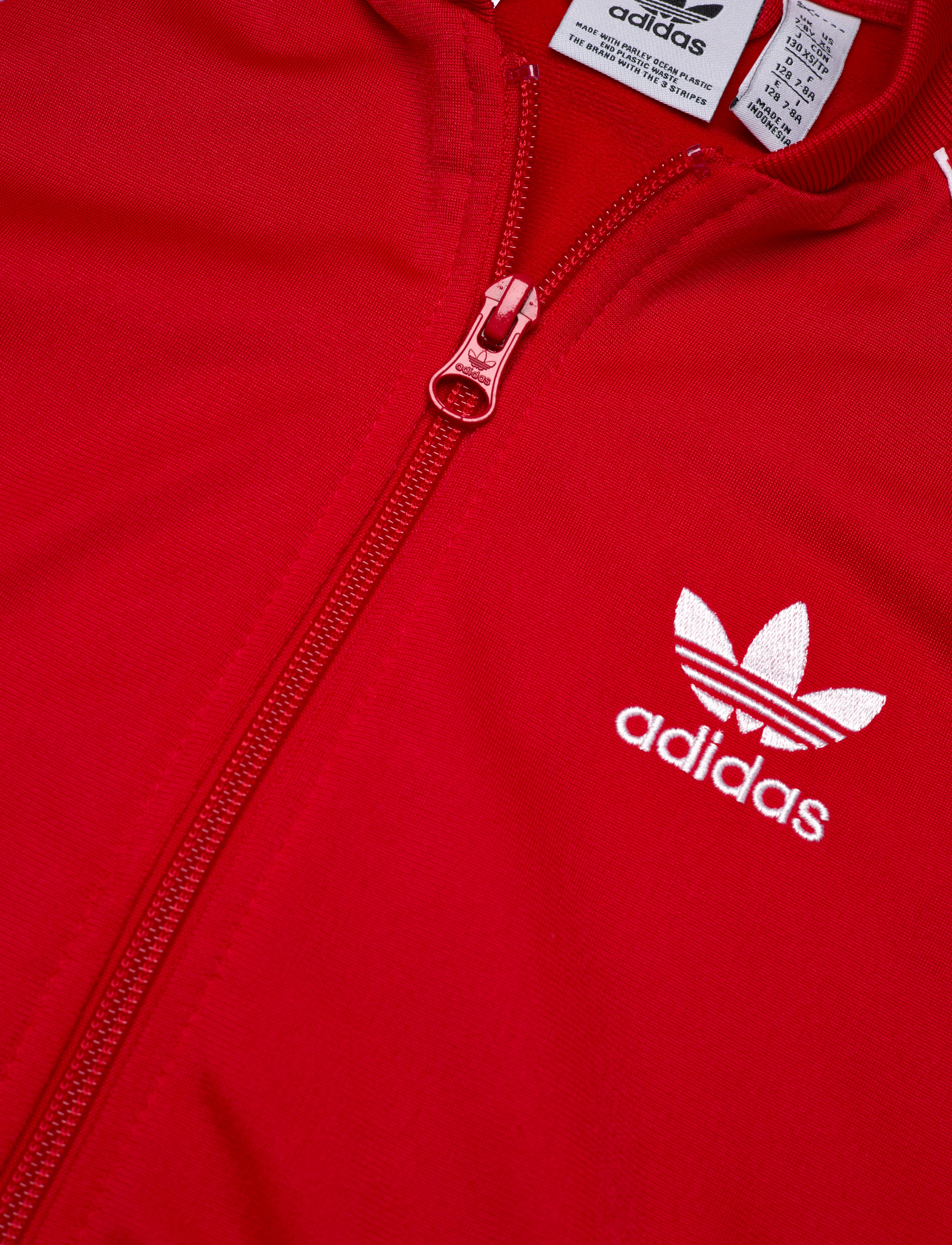 adidas Originals - Adicolor SST Track Top - sweatshirts & hættetrøjer - vivred/white - 3