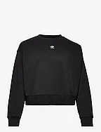 Adicolor Essentials Crew Sweatshirt (Plus Size) - BLACK
