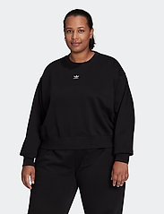 adidas Originals - Adicolor Essentials Crew Sweatshirt (Plus Size) - kobiety - black - 2