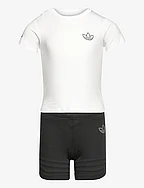 SPRT Collection Shorts and Tee Set - WHITE