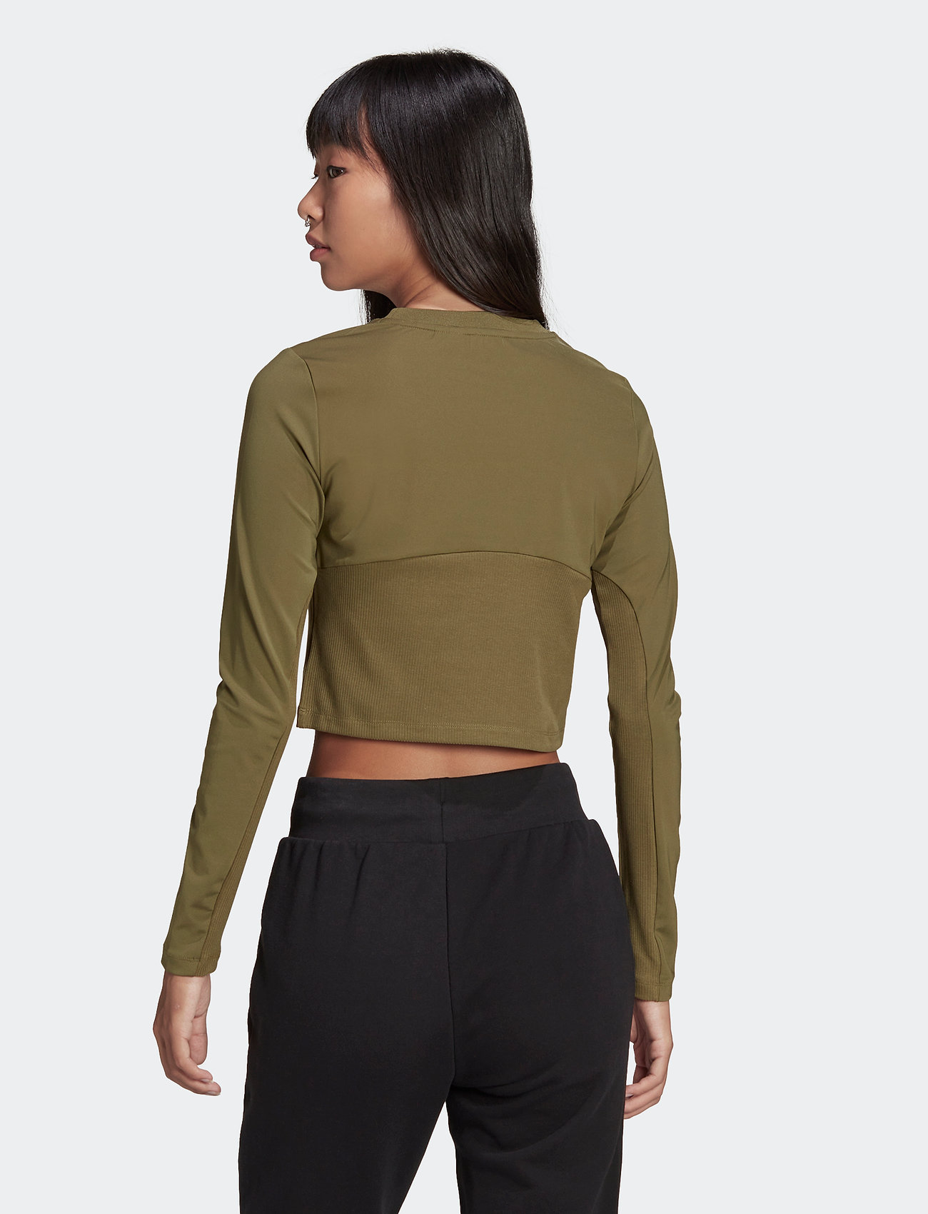 adidas Originals - Always Original Rib Long Sleeve Top W - laveste priser - focoli - 3
