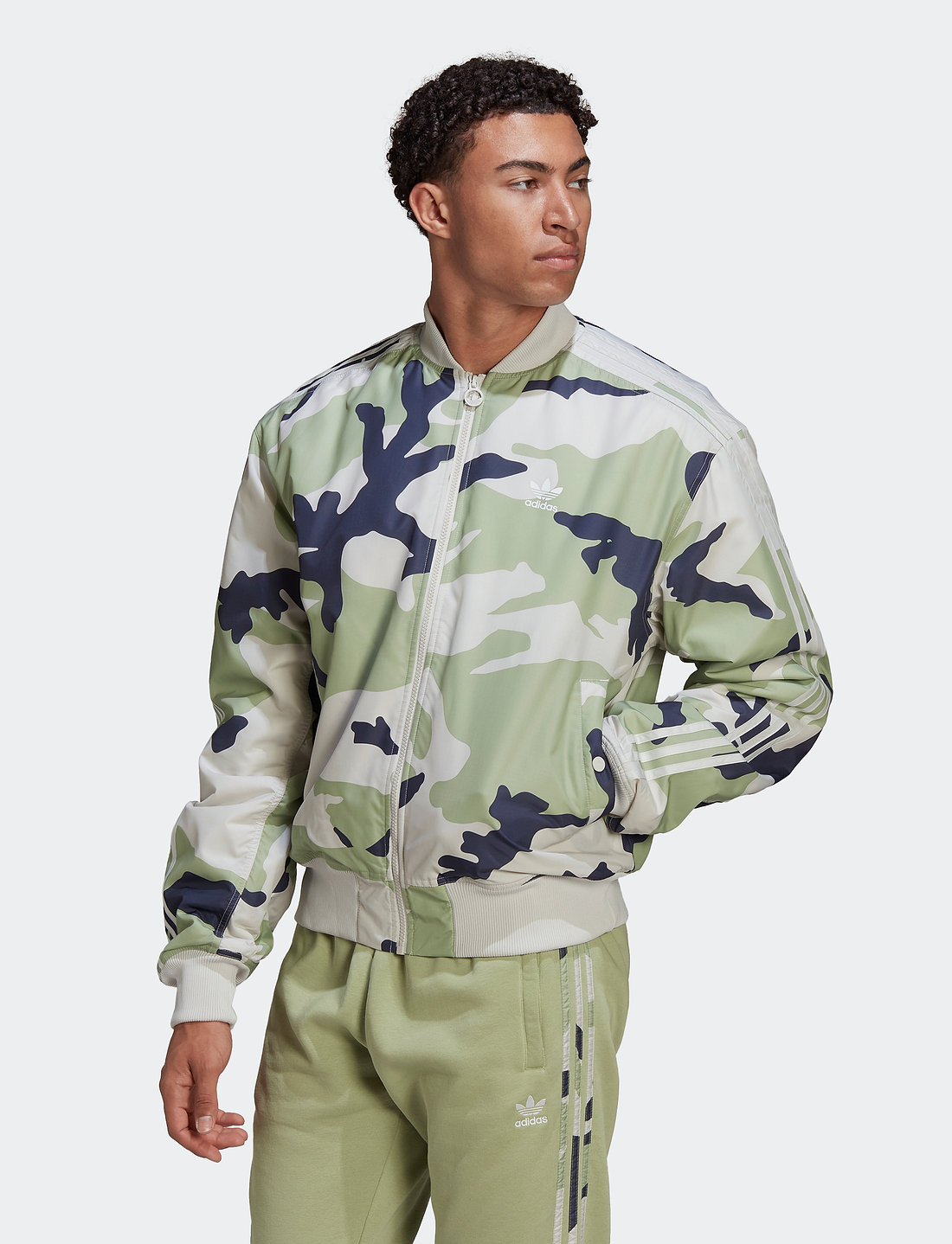 Adidas originals top camo tracksuit