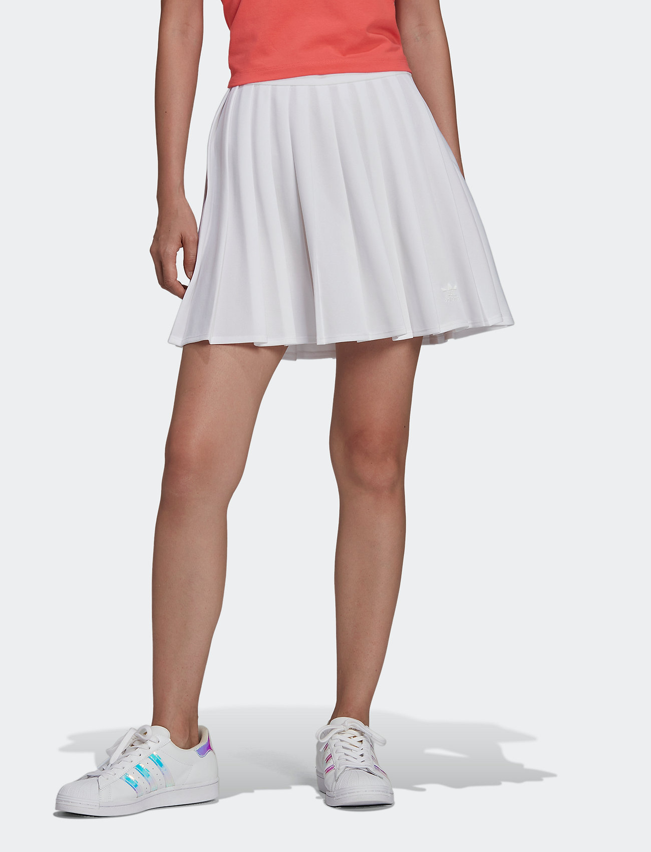 adidas Originals - Adicolor Classics Tennis Skirt - plisseskjørt - white - 0