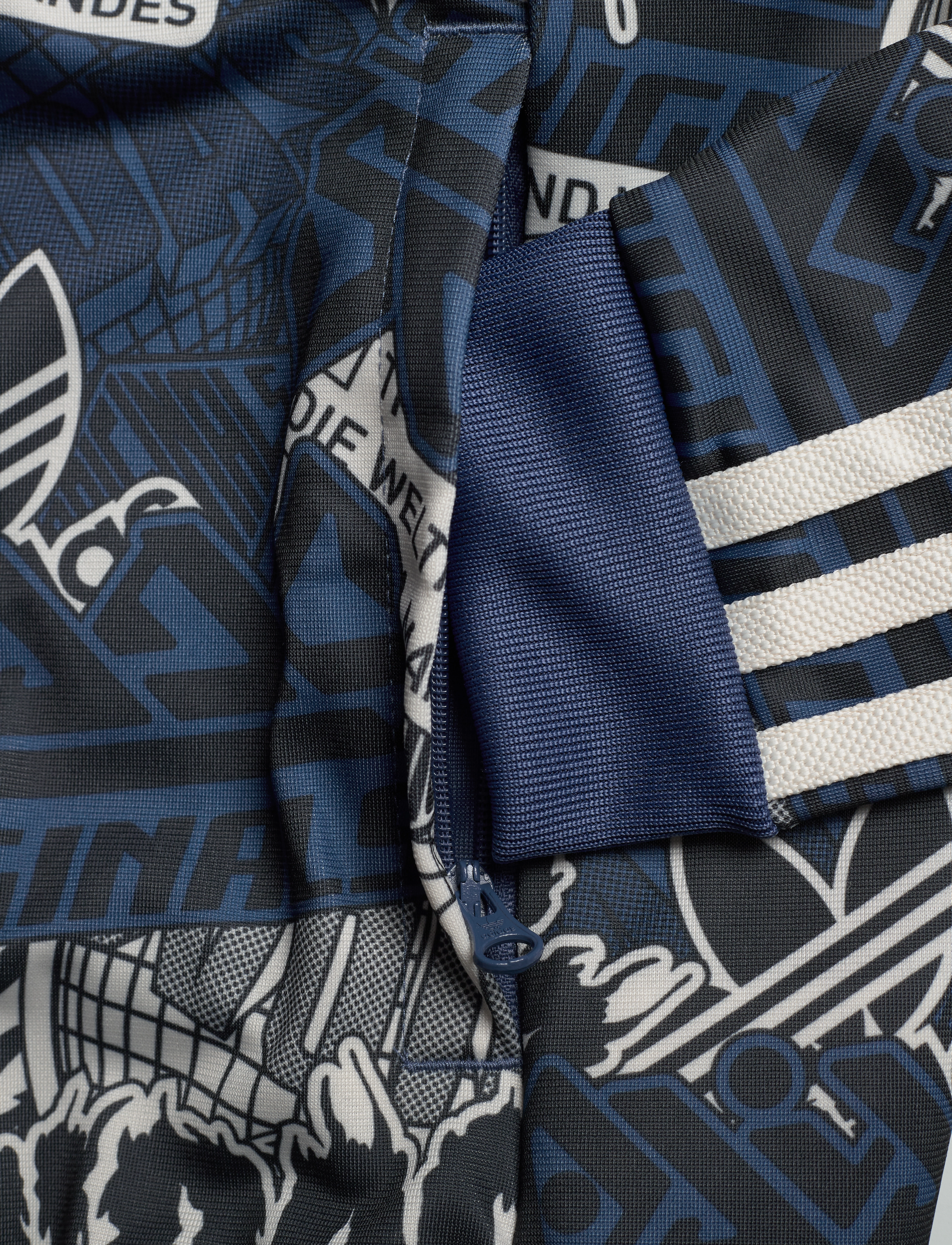 adidas Originals - Allover Print SST Track Top - wonwhi/black/wonste - 3