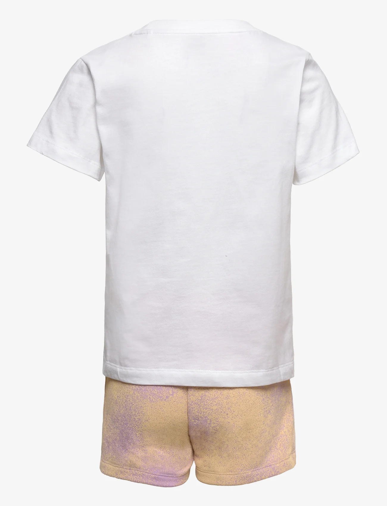 adidas Originals - Graphic Logo Shorts and Tee Set - sets with short-sleeved t-shirt - white - 1