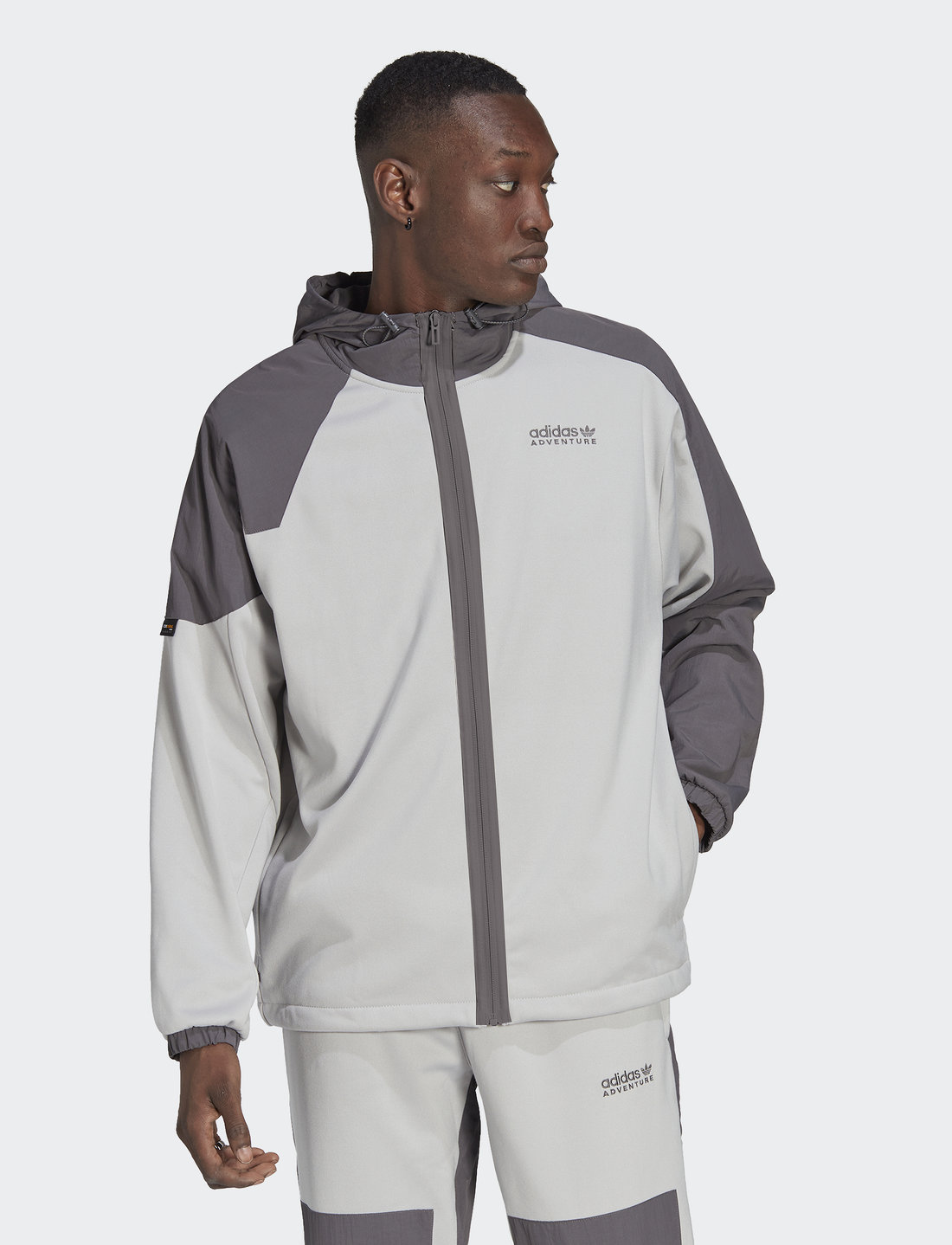 Adidas hoodie jacket men's hotsell