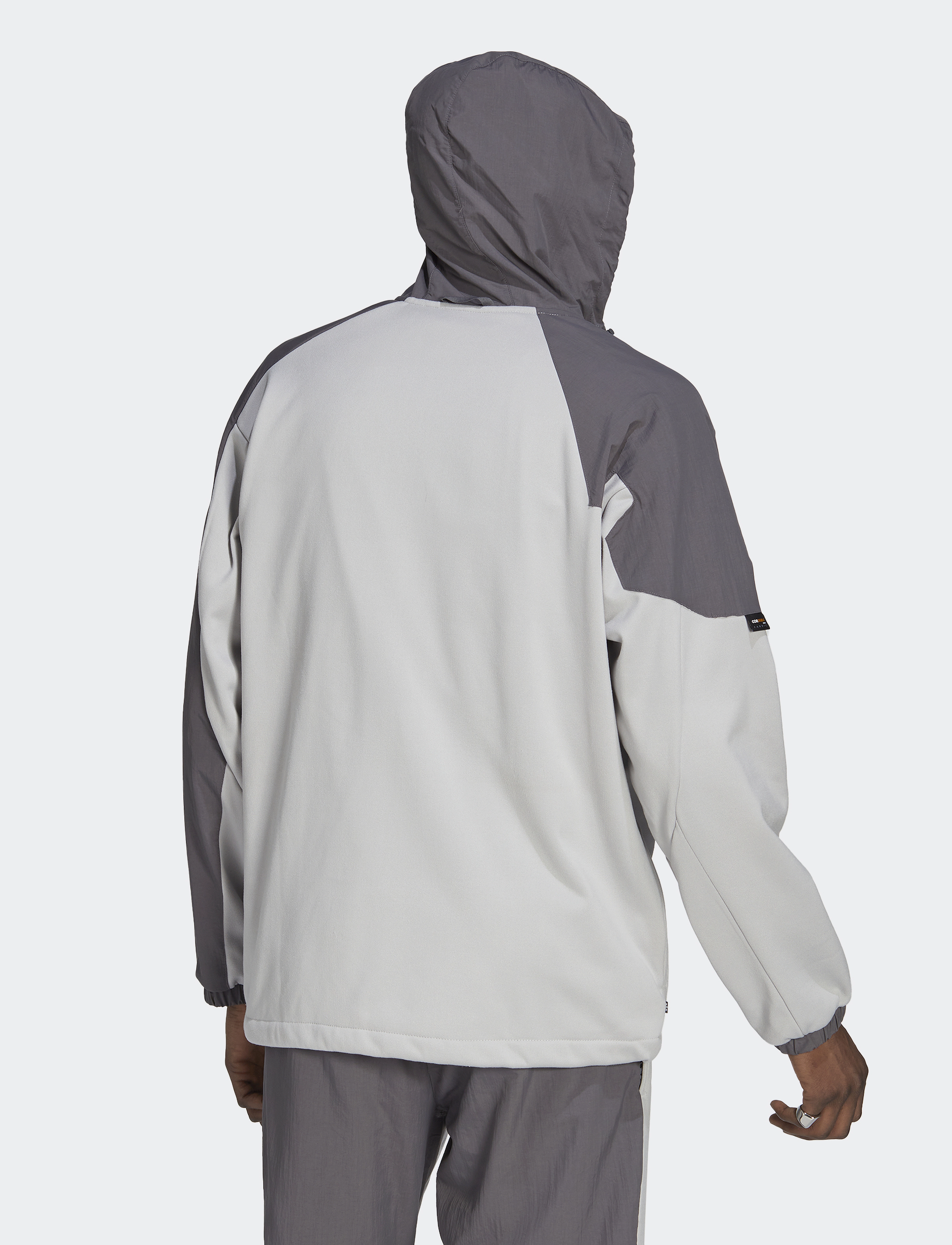 adidas Originals - adidas Adventure Winter Fabric Mix Hoodie - gretwo/grefiv - 3