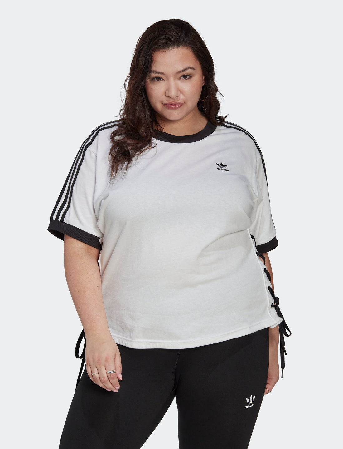 Plus size top adidas top