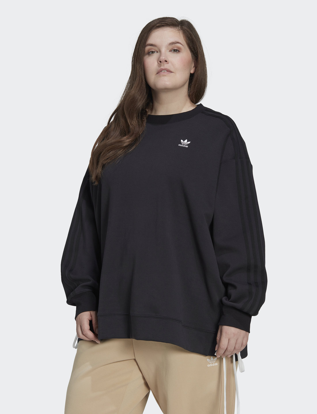 Adidas originals top sweatshirt black