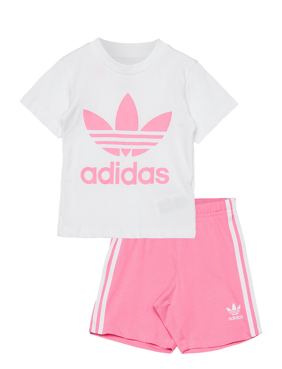 adidas Originals - SHORT TEE SET - white/blipnk - 0