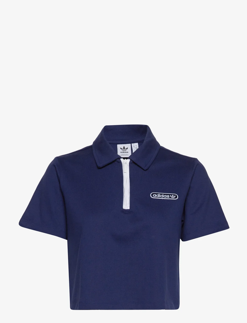 adidas Originals Crop Zip Polo Shirt Polohemden Boozt