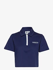 adidas Originals - Crop Zip Polo Shirt - tops & t-shirts - ngtsky - 0