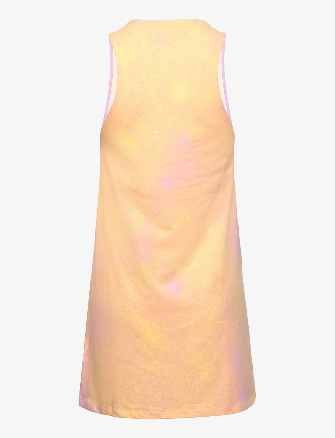 adidas Originals - Allover Print Tank Dress - marškinėlių tipo suknelės - blilil/almyel - 1