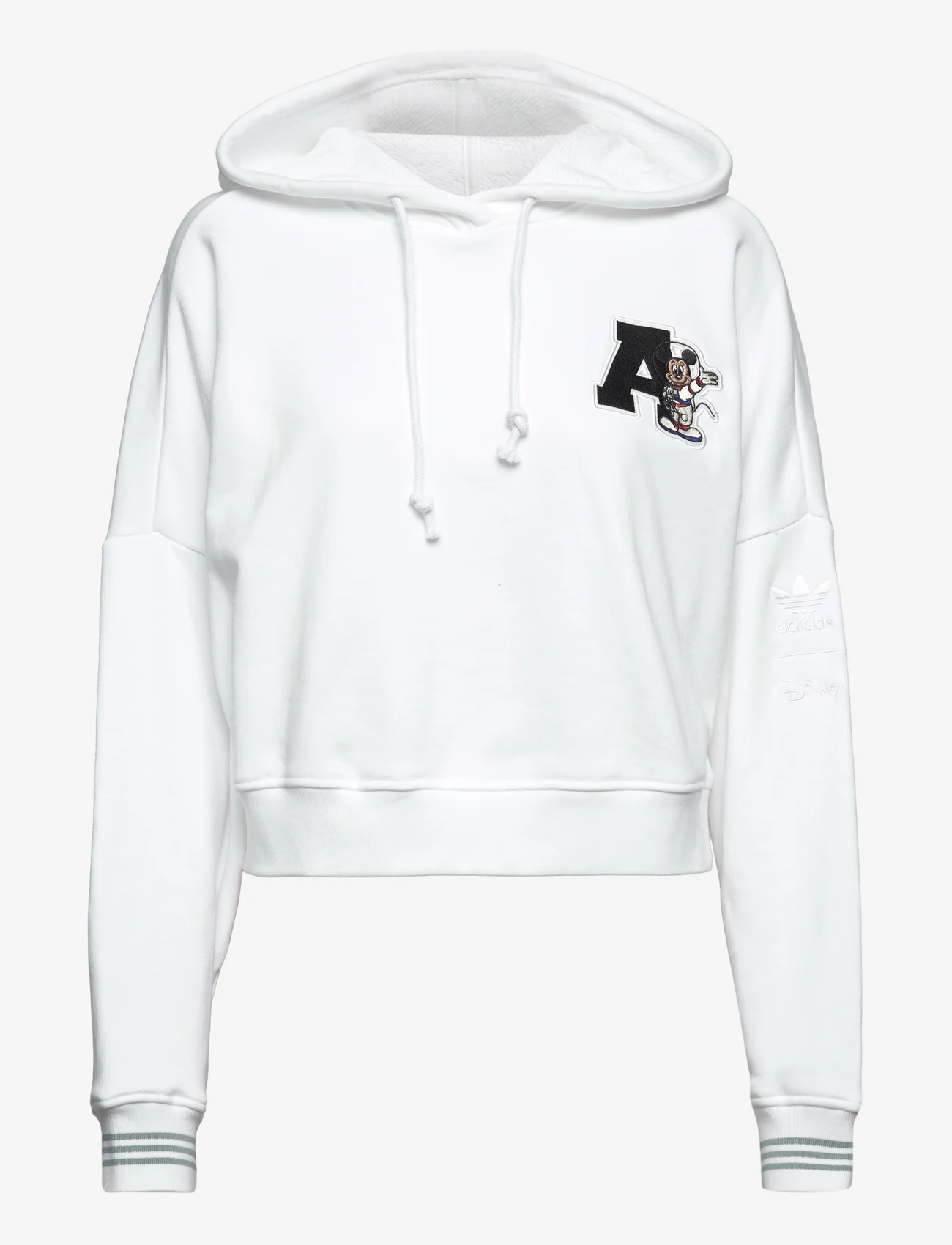 adidas Originals - Short Disney Hoodie - hoodies - white - 0