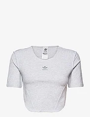 adidas Originals - Crop Loungewear T-Shirt - lowest prices - lgreyh - 0