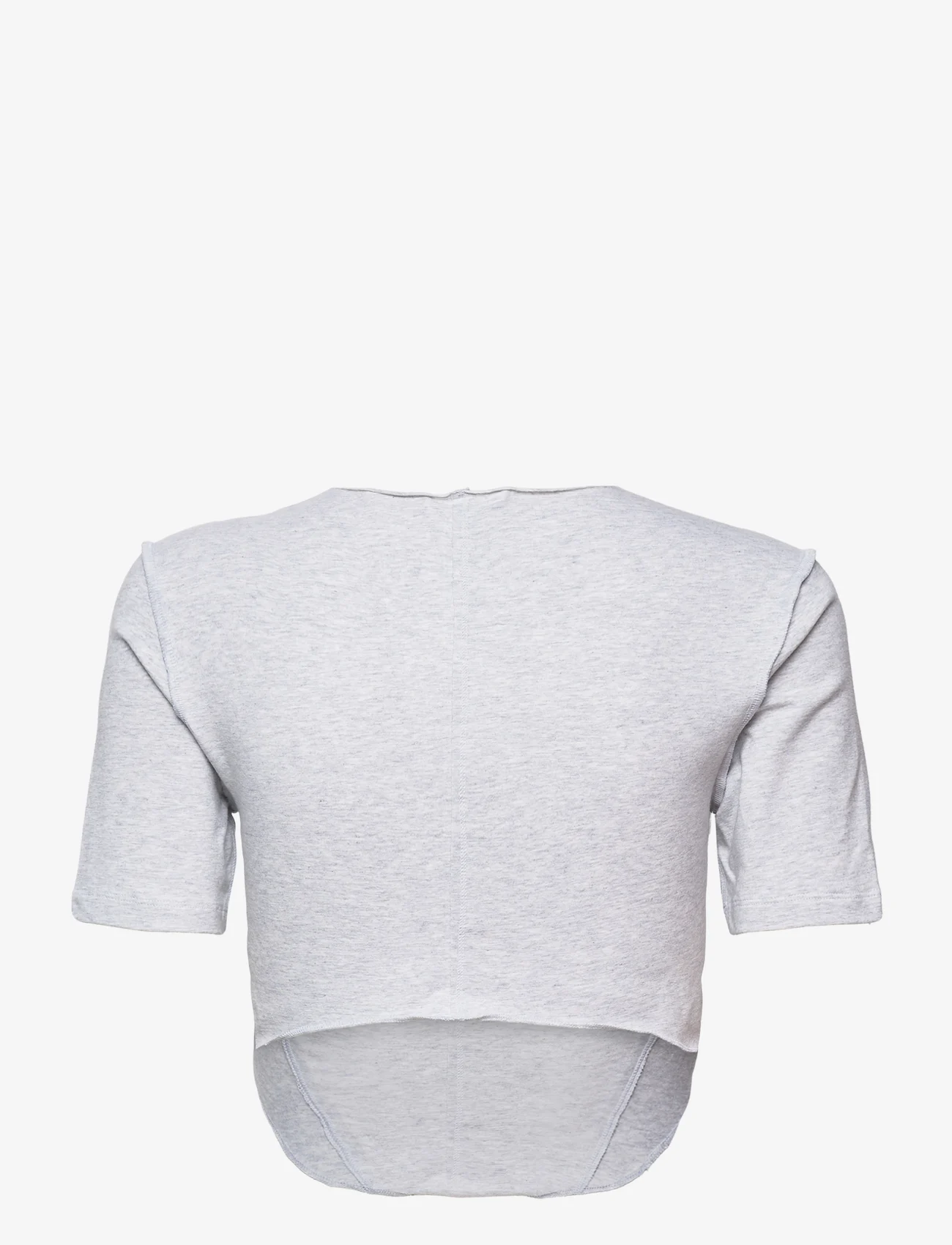 adidas Originals - Crop Loungewear T-Shirt - lägsta priserna - lgreyh - 1