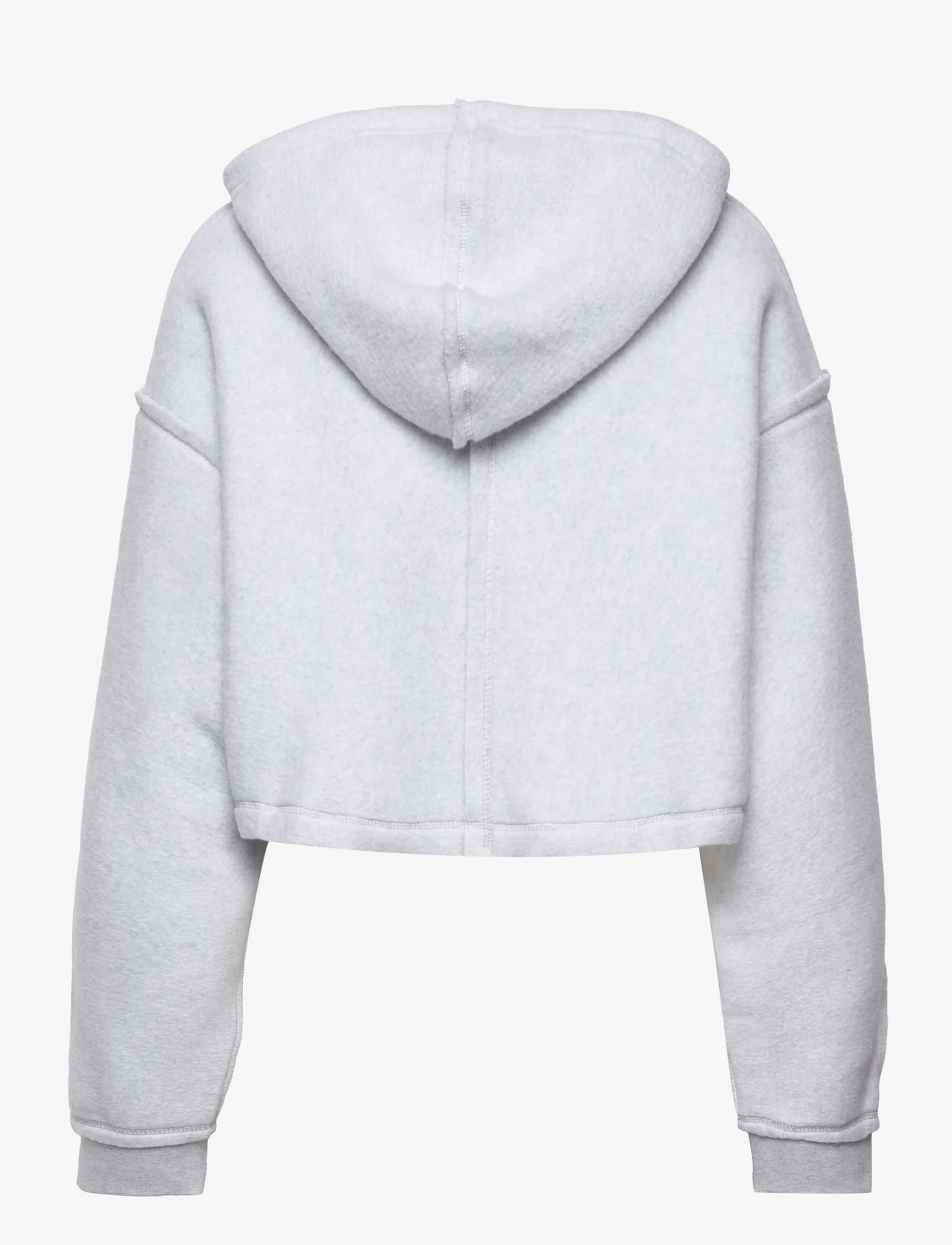 adidas Originals - Crop Full-Zip Loungewear Hoodie - hoodies - lgreyh - 1