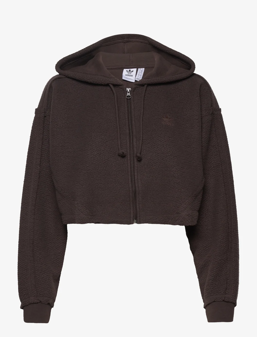 adidas Originals Crop Full zip Loungewear Hoodie sweatshirts shop at Booztlet