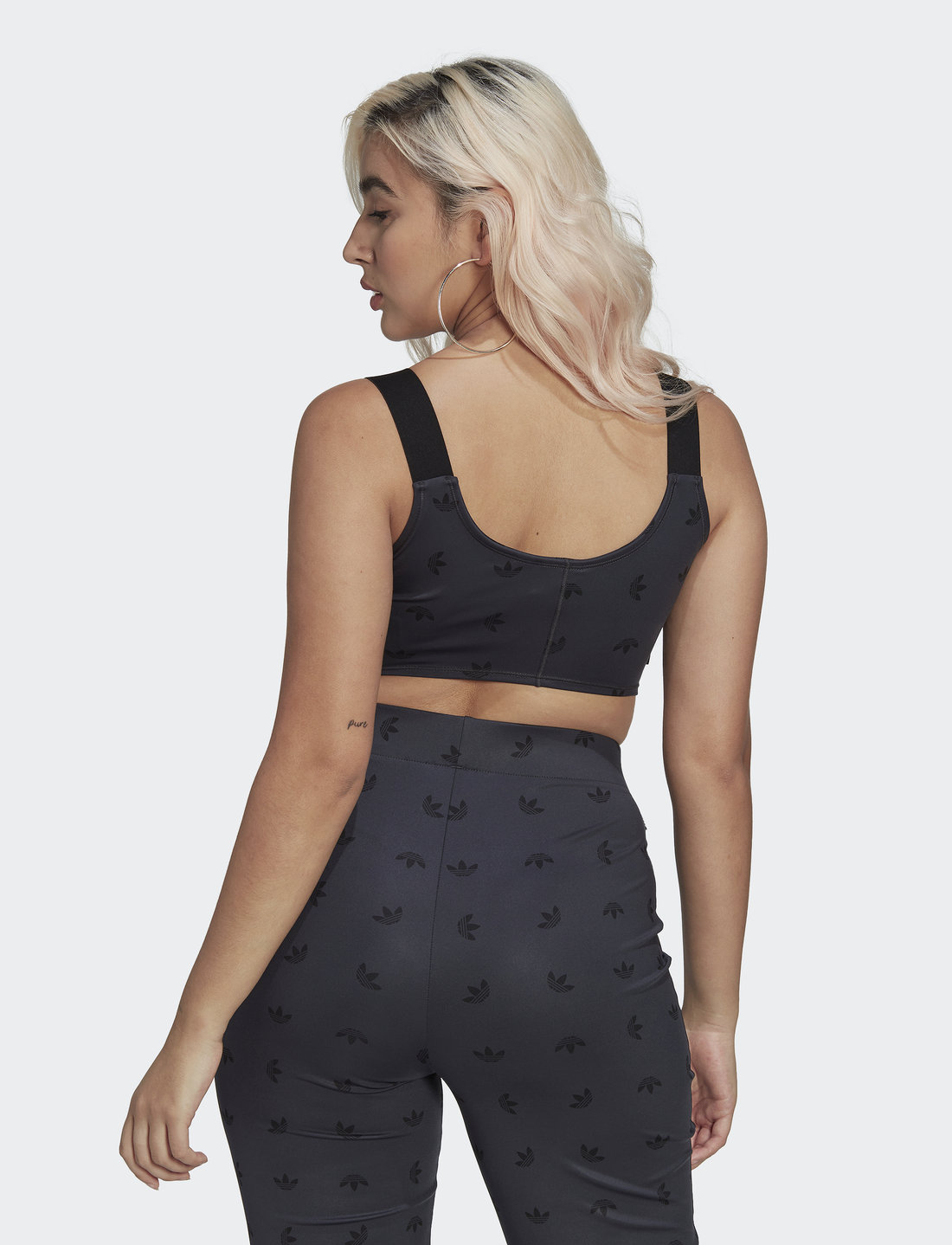 Adidas polka dot t top shirt