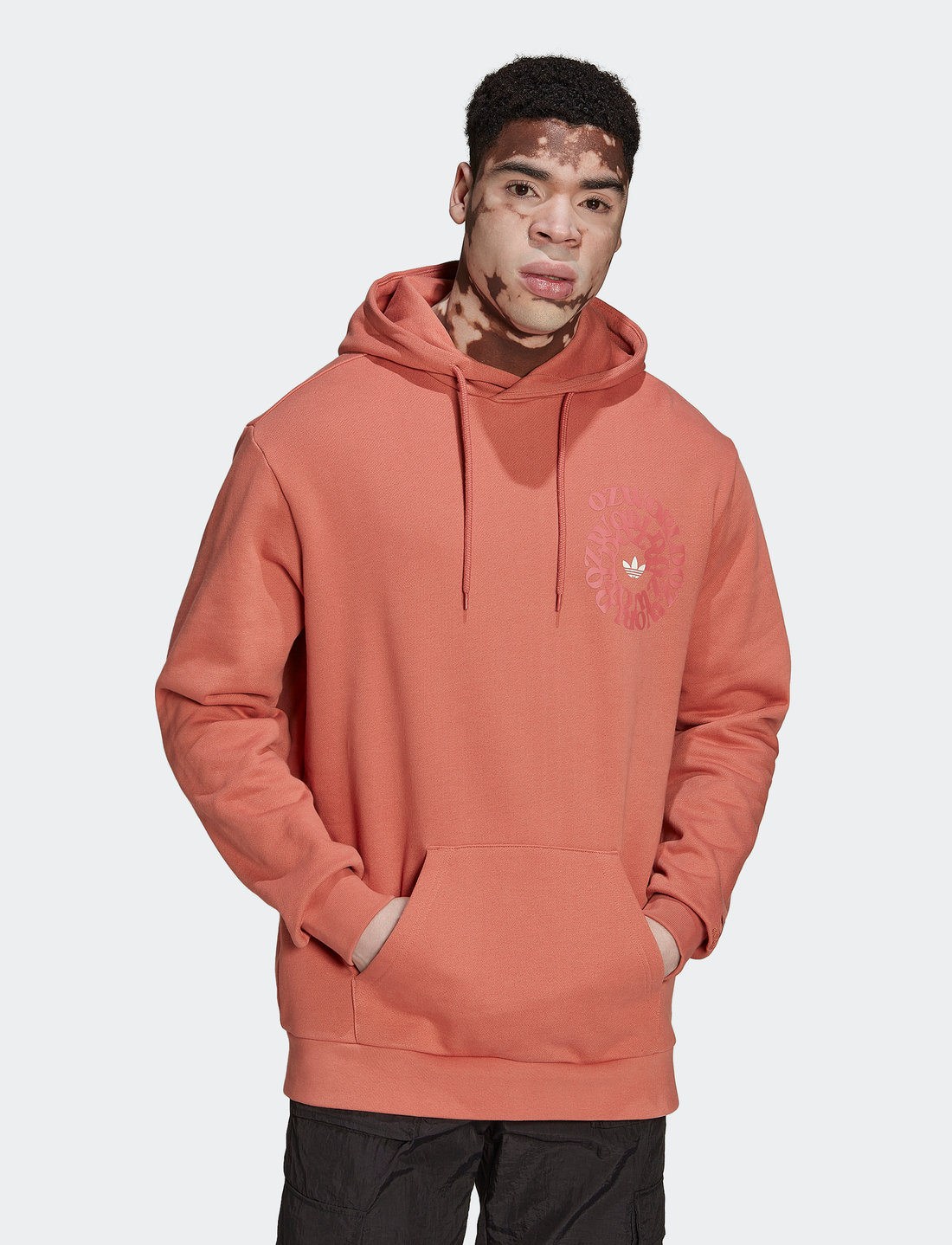 Adidas peach hoodie best sale